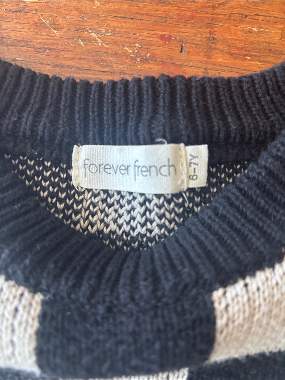 Forever French Knit Sweater (6-7 Years) - Picture 2 of 7